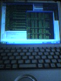 日曜日なのにお仕事です<br />
雨のなか屋外で更新、更新<br />
